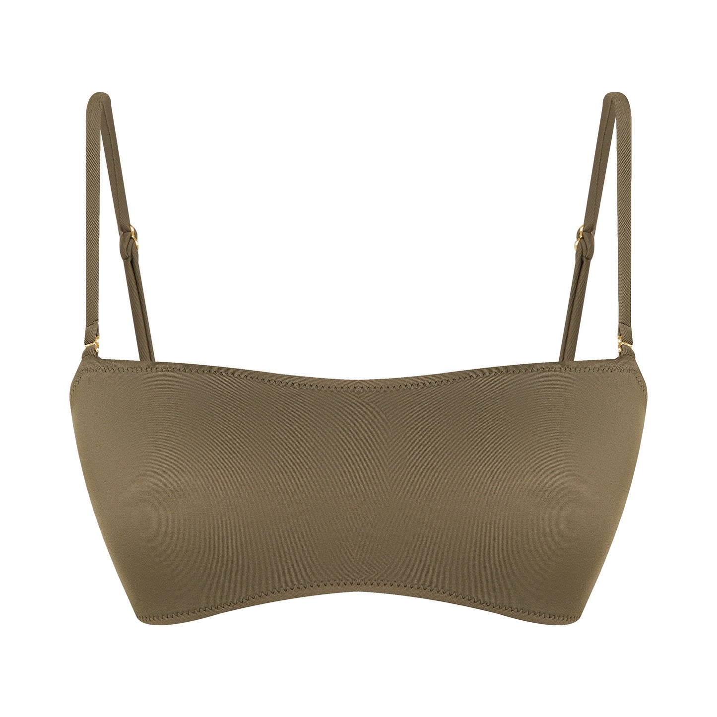 Hermia Women's Strapless Bikini Top Green