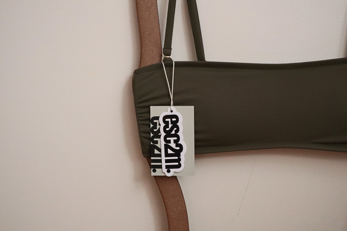 ESC2M Custom Design Swimsuit Wooden Hanger