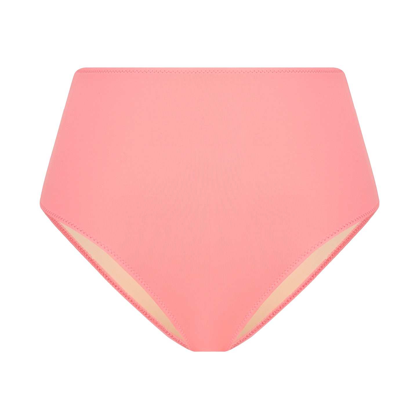 Hermia Women's High-Waisted Bikini Bottom Red
