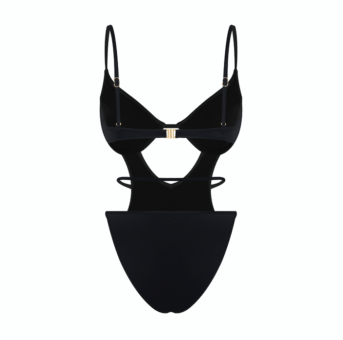 ESC2M Hippolyta Women's Midnight Black Underwire Swimsuit
