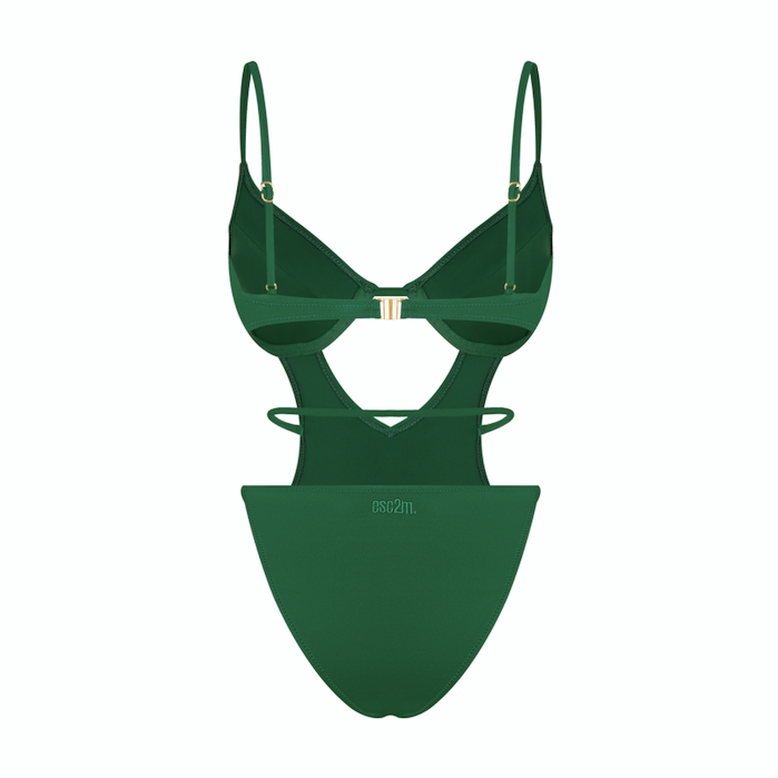 ESC2M Hippolyta Women's Emerald Green Underwire Swimsuit