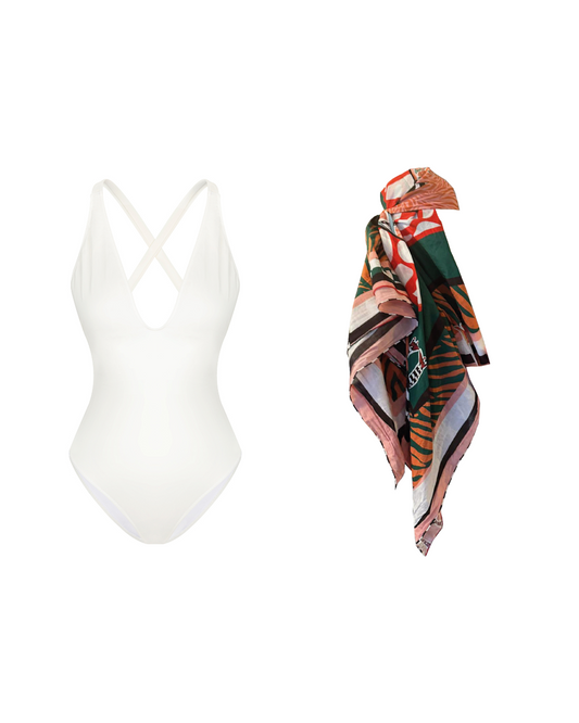 Summer Holiday Pack Titania Swimsuit & Floripa Pareo (Limited Drop)